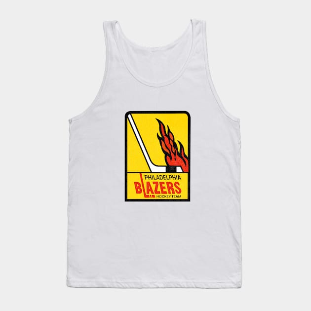 Retro Philadelphia Blazers Hockey 1972 Tank Top by LocalZonly